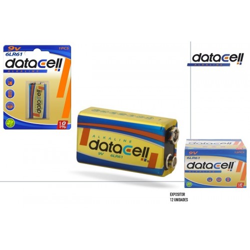 CB BLISTER PILA ALCALINA 6LR61 - 9V - DATACELL   13920