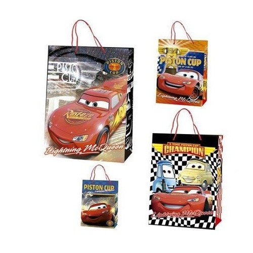 ARTE BOLSA PAPEL CARS MEDIANA MODELOS VARIADOS C/UNIDAD 33x25x14