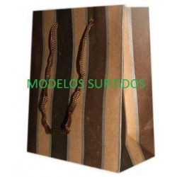 ARTE BOLSA REGALO RECICLABLE MODELOS VARIOS ,SURTIDOS C/UNIDAD