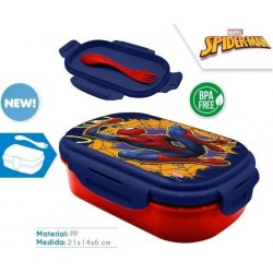 KIDS SANDWICHERA CON CUBIERTO SPIDERMAN    SP50071