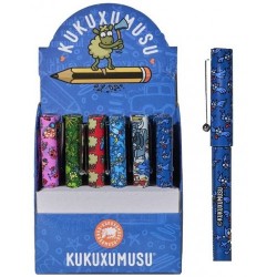 EXP. 24 UNDS. BOLIGRAFOS CAPUCHON KUKUXUMUSU