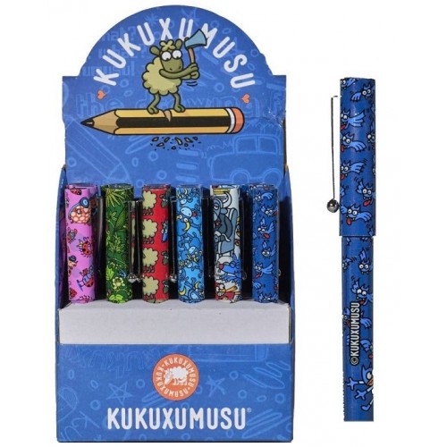 EXP. 24 UNDS. BOLIGRAFOS CAPUCHON KUKUXUMUSU