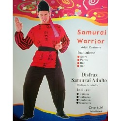DISFRAZ CARNAVAL SAMURAI WARRIOR ADULTO