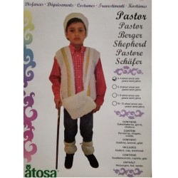 ATOSA DISFRAZ INFANTIL PASTOR 3-4 AÑOS