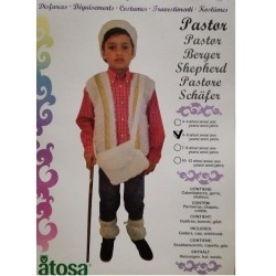ATOSA DISFRAZ INFANTIL PASTOR 5-6 AÑOS