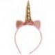 GUIRCA DIADEMA UNICORNIO ORO INFANTIL