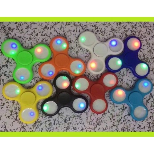 HAND SPINNER LUCES LED EN CAJA , EXP. 24 UNDS , VENTA POR UNIDAD