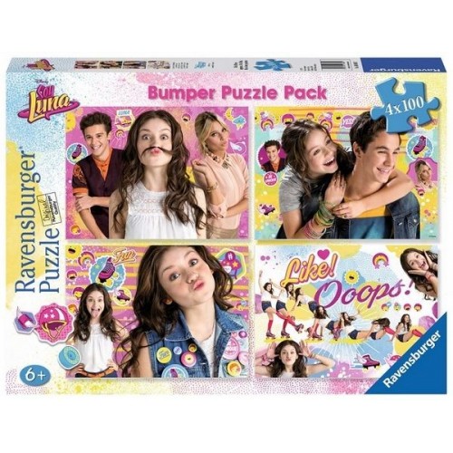 RAVENSBURGER PUZZLE Soy Luna 4 x100 Bumber pack