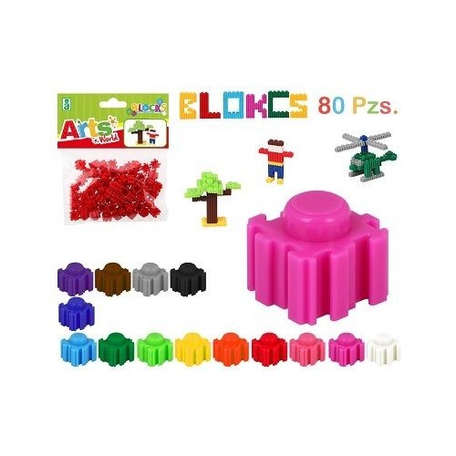 ATO BLISTER BOLSAS MINI MINI BLOCKS 80 PIEZAS