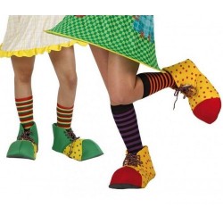 ATOSA DISFRAZ CARNAVAL ZAPATOS PAYASO 31 CMS. MUJER 2ST.