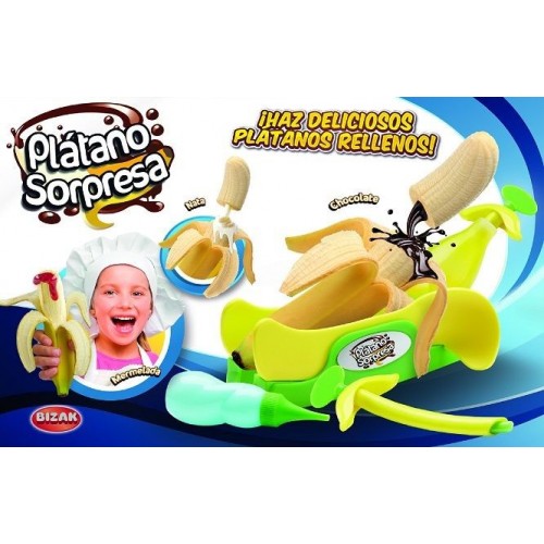 BIZAK JUEGO COMIDITAS PLATANO SORPRESA