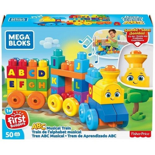 CV24 MEGA Bloks Tren musical ABC  FWK22